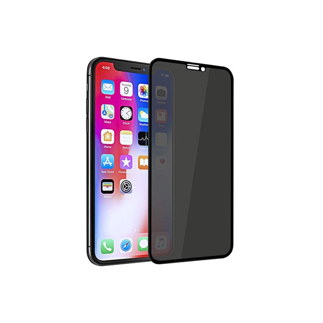iPhone XS Privacy Tempered Glass - Green