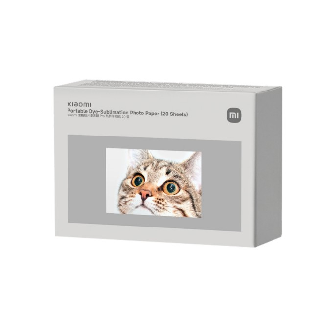 Xiaomi Portable Dye-Sublimation Photo Paper 20 Sheets