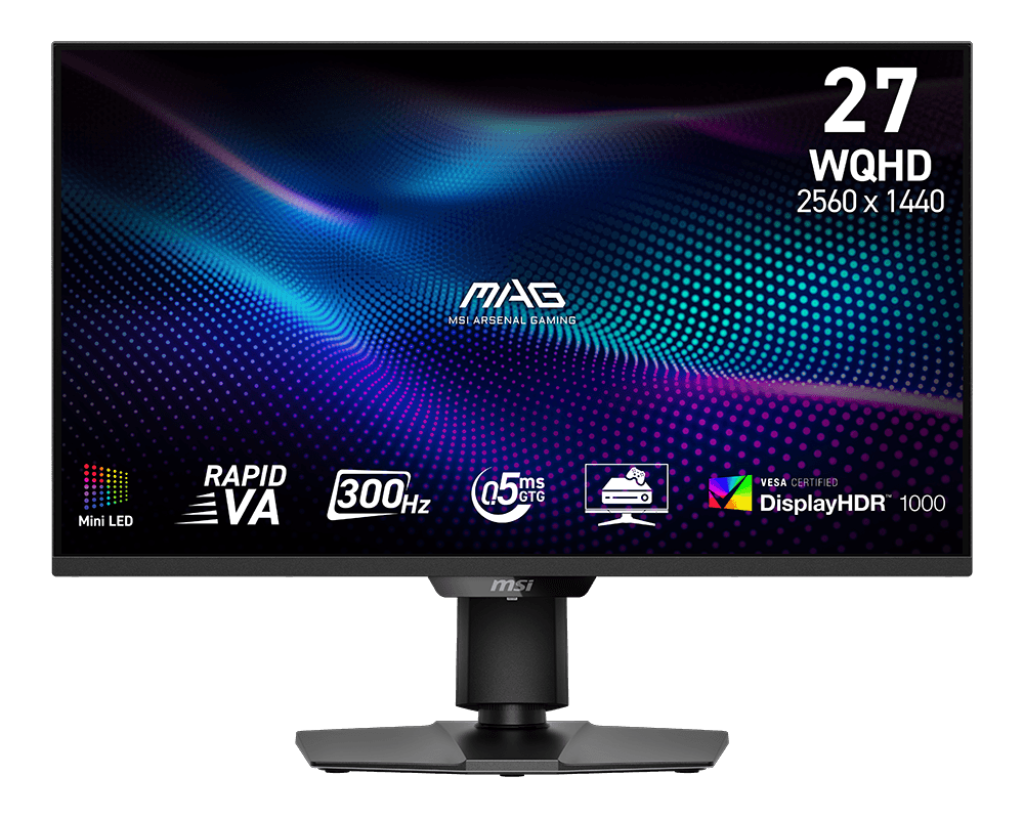 MSI MAG 274QPF X30MV 27" WQHD 300Hz Mini LED Gaming Monitor