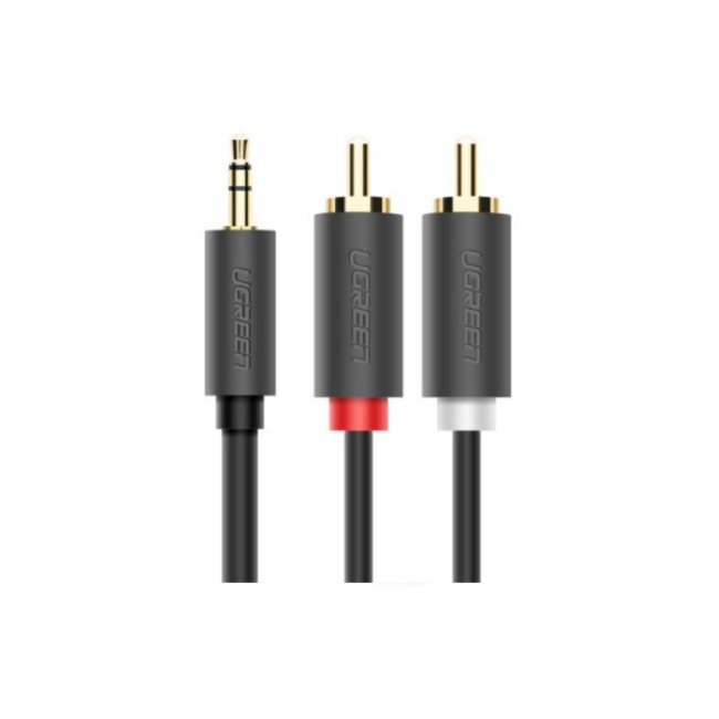 Ugreen 3.5mm Male to 2RCA Male Audio Cable (2m)