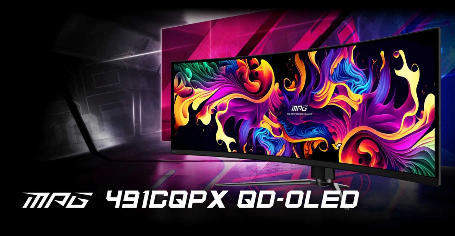 MSI MPG491CQPX 49" QD-OLED UWQHD Gaming Monitor