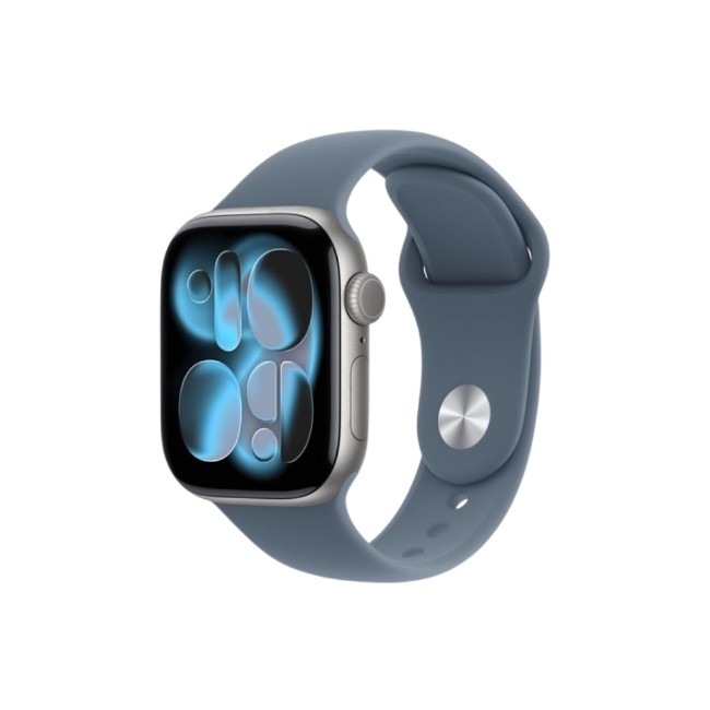 Apple Watch Series 11 42mm GPS (Silver Aluminum, Purple Fog Sport Band)